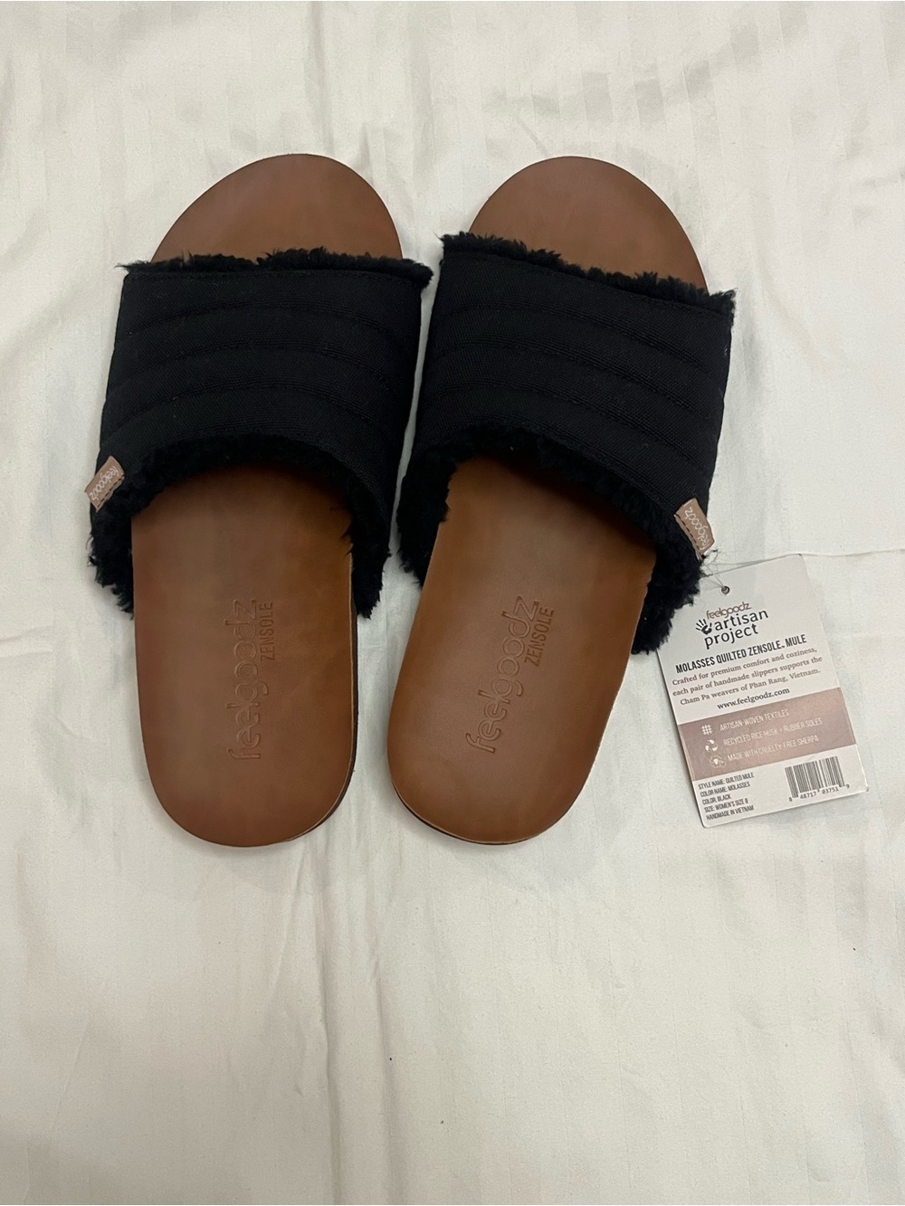 NWT Feelgoodz zensole quilted mule 8